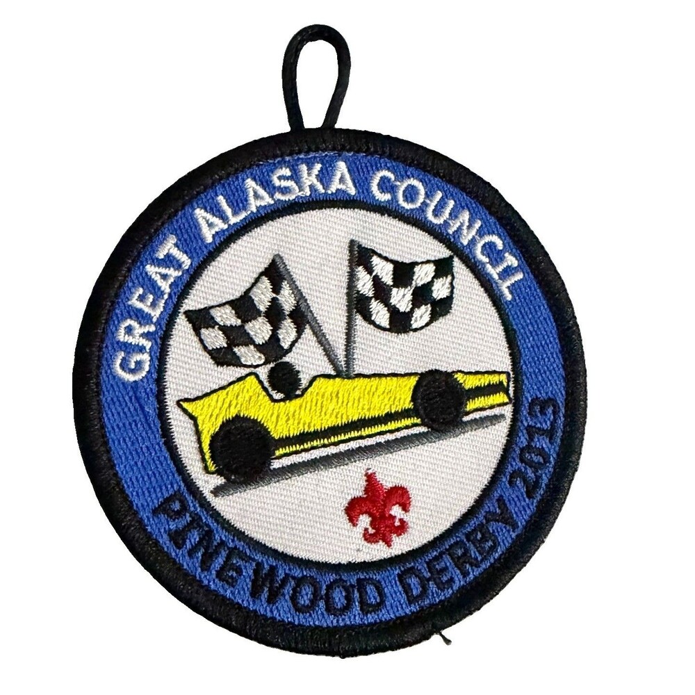 Great Alaska Council Pinewood Derby 2013 Patch BSA Scout Memorabilia Collector’s